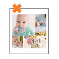 Siliconen rammelaar olifant groen